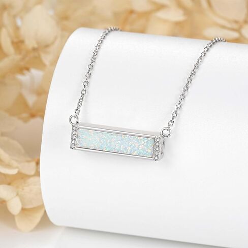 925 Sterling Silver Cremation Jewelry Urn Necklace- Teardrop/Heart/Tree of Life/Infinity/Bar Pendant Necklaces for Ashes for Women Memorial Keepsake Jewelry Gifts in Saudi Arabia