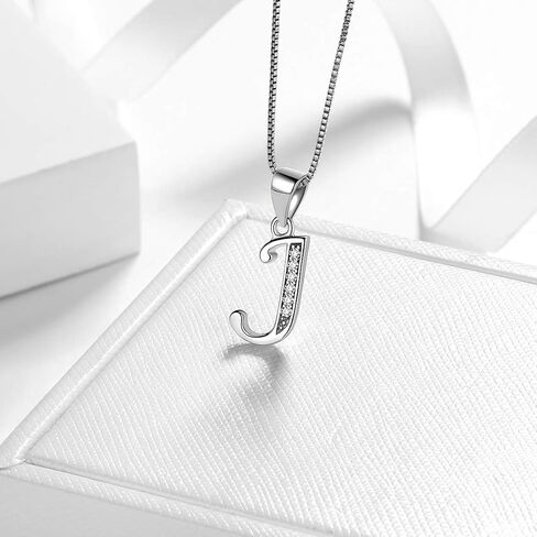 Aurora Tears Letter Necklace Initial 925 Sterling Silver Alphabet Pendant Crystal Name Gift Women Cubic Zirconia Jewelry in Kuwait