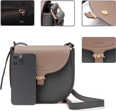 Prettyzys Crossbody Bags For Women Vegan Leather Shoulder Bag,Fashion Purses For Women Trendy With Adjustable Strap. in Saudi Arabia