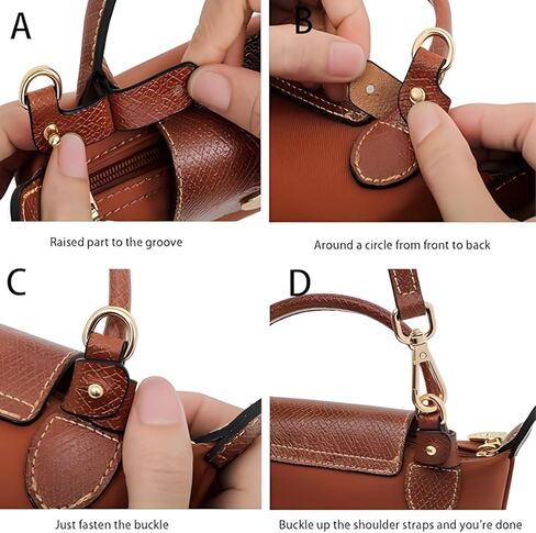 Bag Strap Suitable for Longchamp Mini Pouch,Purse Crossbody Adjustable Replacement Conversion Kit in Saudi Arabia