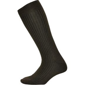 Men Women 100% Pima Cotton Long Over the Calf Dress Socks Stockings
