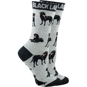 Black Lab Socks for Women Gift for Dog Lovers
