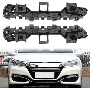 Front Bumper Support Compatible with H0nda Accord Sedan 2013 2014 2015 2016 2017 Year, Front Bumper Bracket Replacement for 71193T2Aa01 71198T2Aa01 Ho1042115 Ho1043115