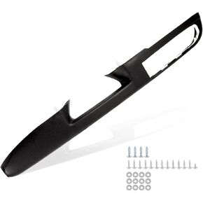Front Driver Side Armrest Repair with Door Release Handle Above Armrest 27in Compatible with Chevrolet/GMC Models,Replace OE# 80994,Black