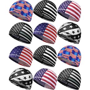 12 قطعة قبعة جمجمة التبريد فتل العرق خوذة بطانة قبعة ركوب الدراجات قبعة الجري دراجة نارية قبعة بطانة للرجال والنساء (نمط جديد) in Kuwait