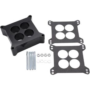 2" Ported Phenolic Carburetor Spacer 2" Open Phenolic Carburetor Spacer 4bbl SBC BBC BB Compatible with Holley SB Chevy Ford