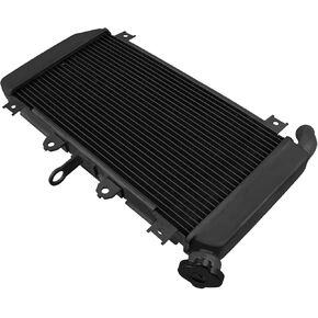 CHIFUN دراجة نارية المبرد الألومنيوم محرك تبريد تبريد استبدال لكاواساكي نينجا 400 EX400 2018-2024 Z400 2019-2023 نينجا 500 Z500 2024 (أسود)