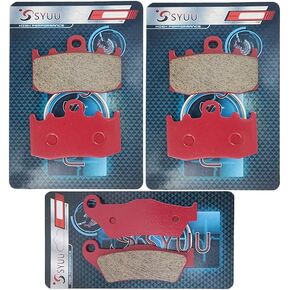 S SYUU Front and Rear Ceramic Brake Pad compatible with BMW R1200GS R1100S R1150RT R1200S K1300S FA335FF FA363R