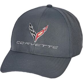 C8 Corvette Next Generation Perforated Performance Hat - Officially Licensed Chevrolet Adjustable Cap