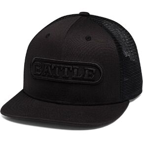 Battle Sports Mesh Back Hat, Curved Brim, Mesh Back, Adjustable Snap Back, 100% Performance Polyester