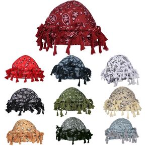 Satin Lined Turban for Men Silky Vintage Halo Turban Lined Durag for Locs Waves Braids Beanies Hats Turban Bonnet Sleep Cap