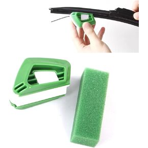 1 PC Car Windshield Wiper Regroover, ABS Wiper DIY Smart Quickly Repair Cleaning Wiper Blade Cutter Regroover, Smart Quickly Repair Tool Maintenance Accessories, for Cars (Green & White)