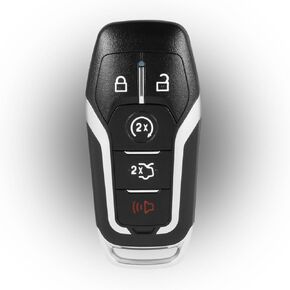 مفتاح Fob بديل 5 أزرار متوافق مع 2016-2017 Ford Explorer 2015-2017 Edge 2015-2017 Mustang 2013-2016 Fusion 2013-2016 Lincoln MKZ 2014-2016 MKC 2016-2018 MKX FCC ID: M3N-A2C31243300