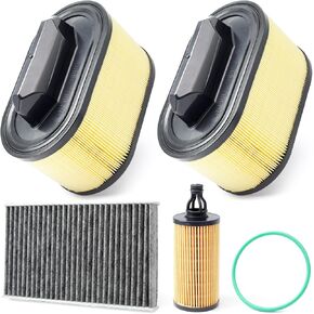 YUXIVCNE 670001545 Engine Air Filter Kit Replacement for Maserati Ghibli 2014-2022 for Levante 2017-2022 for Quattroporte 2014-2020, Replace 670005021 000311401