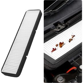 2PCS Air Intake Filter Replacement Compatible with Tesla Model 3 2017 2018 2019 2020 Accessories, Cabin & Inlet Air Filter, Passenger Compartment Air Filter Intake Accessories