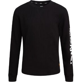 DKNY Boys' Thermal Shirt - Cozy Long Sleeve Pullover Thermal Tee Shirt for Boys - Soft Casual Boys Crew Neck T-Shirt (8-20)