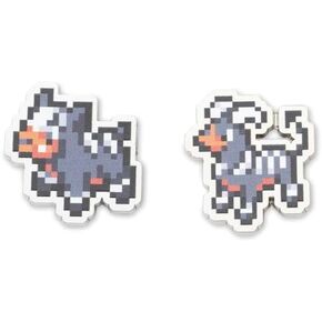 Pokémon Center: Houndour & Houndoom Pokémon Pixel Pins (2-Pack)