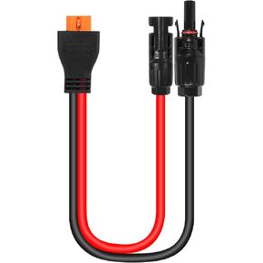 10AWG Tinned Copper Wire XT60i to Solar Panel Connector Extension Cable 35FT – Heavy-Duty Solar to XT60i Cable for RC Batteries, Drones, Solar Power Systems, and Renewable Energy Applications
