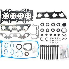 KAX Head Gasket Set Fit for 2001-2005 Civic LX 1.7L 1688cc SOHC L4 (16 Valves), 2001-2005 Civic DX 1.7L 1688cc SOHC L4 (16 Valves) OE:HS26236PT-2,HSHO034