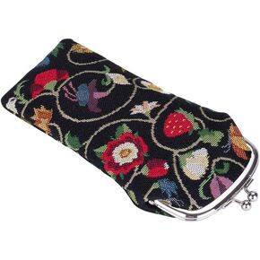 Signare Tapestry Glasses Case for Women Eyeglass Pouch With Jacobean Dream Design (GPCH-JACOB)