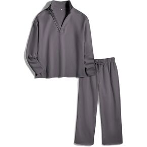 Women Tracksuits 2 Piece Set Carmel Travel Set Patrick Pullover Sweatshirt Catherine Sweatpants Casual Lounge Set