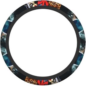 This is My Horror Movie Steering Wheel Cover Women Men Protective Case Anti-Slip Neoprene Car Accessories Interior Fit Auto, Trucks, SUV, Van 15 Inch, one size in Saudi Arabia