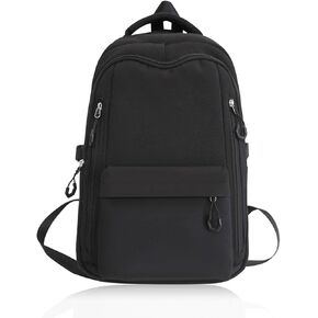 Blue Casual Backpack, 16" Laptop Backpack, Bookbag for College, Light Blue Backpack for Women Travel