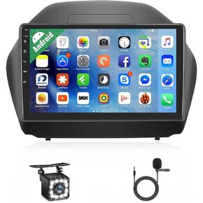SIXTOP [8-Core 2+64G] Android Car Stereo for Hyundai Tucson IX35 2010-2015 with Carplay Android Auto 59 Theme 10.1 inch Touch Screen Bluetooth 5.0 FM/RDS Network Radio DSP 32EQ AI Voice GPS