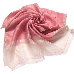 HURESON Lightweight Silk Scarf Elegant Soft Shawls and Wraps for Evening Dresses glitter Scarves for Women for All Seasons