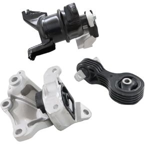 3PCS A65087 A65021 A65048 Engine Motor and Transmission Mount Set Compatible with Civic 1.8L 2012 2013 50820TR0A81 50850TR6A81 50890TR0A81