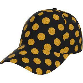 Polka Dots Baseball Cap Workout Hats with Adjustable Strap for Men & Women Dad Hat Snapback Hat