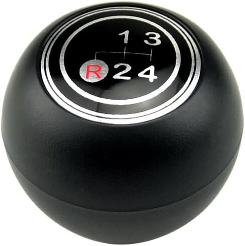 Gear Shift Knob Lever Shifter Pen Head Handball Compatible with to-yota La-nd Cr-uisers 40 Series FJ40 FJ43 FJ45 BJ40 BJ45 HJ47 1969-1984-Red 4 Speed+H4 in Kuwait
