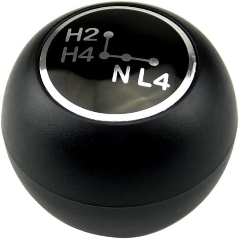 Gear Shift Knob Lever Shifter Pen Head Handball Compatible with to-yota La-nd Cr-uisers 40 Series FJ40 FJ43 FJ45 BJ40 BJ45 HJ47 1969-1984-Red 4 Speed+H4 in Kuwait