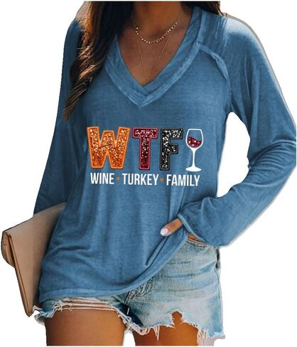 Wine Turkey Family T Shirt Vneck Wtf Wine Turkey Family Sweatshirt in Saudi Arabia
