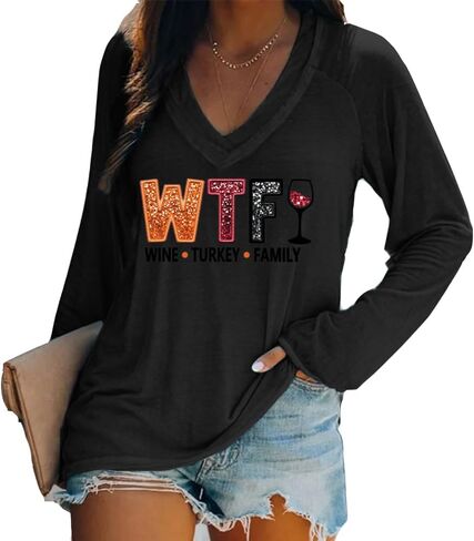 Wine Turkey Family T Shirt Vneck Wtf Wine Turkey Family Sweatshirt in Saudi Arabia