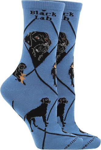 Black Lab Socks for Women Gift for Dog Lovers in Kuwait