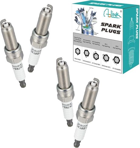 6PCS Duble Iridium 4504 PK20TT Spark Plugs (3.7L 4.7L) For Dodge Dakota Durango 2004-2007,Nitro 2008,Ram 1500 2002-2007,Mitsubishi Raider 2006-2009,Jeep Commander Grand Cherokee Liberty V6 V8 in Saudi Arabia