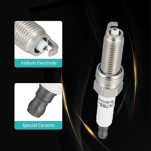 6PCS Duble Iridium 4504 PK20TT Spark Plugs (3.7L 4.7L) For Dodge Dakota Durango 2004-2007,Nitro 2008,Ram 1500 2002-2007,Mitsubishi Raider 2006-2009,Jeep Commander Grand Cherokee Liberty V6 V8 in Saudi Arabia