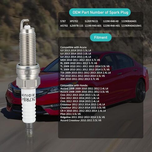 6PCS Duble Iridium 4504 PK20TT Spark Plugs (3.7L 4.7L) For Dodge Dakota Durango 2004-2007,Nitro 2008,Ram 1500 2002-2007,Mitsubishi Raider 2006-2009,Jeep Commander Grand Cherokee Liberty V6 V8 in Saudi Arabia