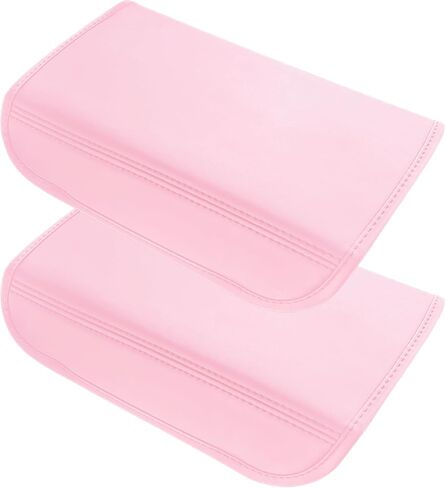 2-Pack Armrest Cover for Tesla Model Y Model 3, for 2021-2023 Model 3 and 2021-2024 Model Y, Not Fit 2024 Model 3 Highland Scratch Resistant Faux Leather Easy Install, Pink in Saudi Arabia