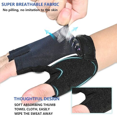 MOREOK Cycling Gloves Bike Gloves for Men/Women-[5MM Gel Pad] Biking Gloves Half Finger Road Bike MTB Bicycle Gloves-for Cycling/Workout/Motorcycle/Outdoor in Kuwait