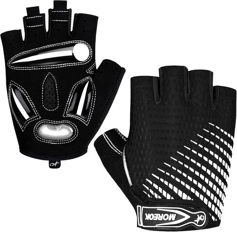 MOREOK Cycling Gloves Bike Gloves for Men/Women-[5MM Gel Pad] Biking Gloves Half Finger Road Bike MTB Bicycle Gloves-for Cycling/Workout/Motorcycle/Outdoor in Kuwait