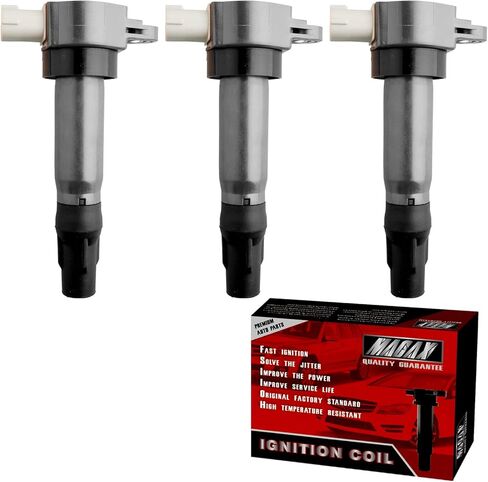 Set of 3 Ignition Coils GN10674 UF681 Compatible with Smart Fortwo 2005-2015 1.0L 0.8L Electric - Replaces ICA64178, ICA64270,FK0343 in Kuwait