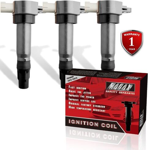 Set of 3 Ignition Coils GN10674 UF681 Compatible with Smart Fortwo 2005-2015 1.0L 0.8L Electric - Replaces ICA64178, ICA64270,FK0343 in Kuwait