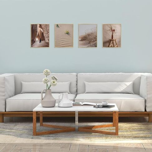 Golden State Art, 11x14 Picture Frame Gold Aluminum (Shiny Brushed) Display Pictures 8x10 with Mat or 11x14 Without Mat Wall Mounting Real Glass Metal Photo Frame in Kuwait