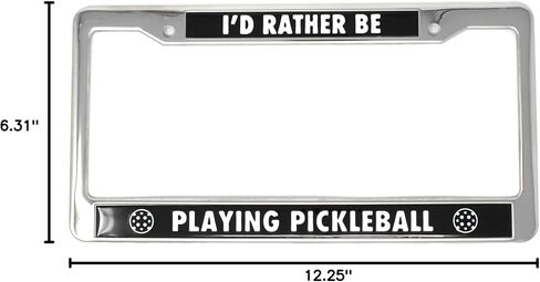 أفضل أن ألعب إطار لوحة ترخيص Pickleball in Saudi Arabia