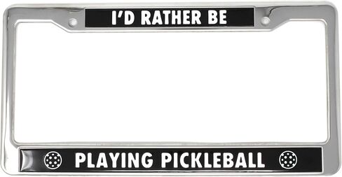 أفضل أن ألعب إطار لوحة ترخيص Pickleball in Saudi Arabia