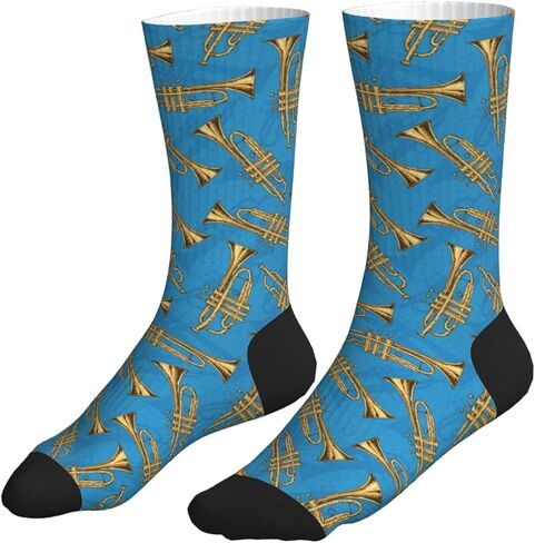 Giraffe Print Pattern Athletic Crew Socks For Women Men Novelty Sports Socks in Kuwait