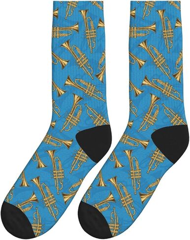 Giraffe Print Pattern Athletic Crew Socks For Women Men Novelty Sports Socks in Kuwait