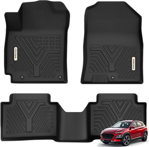 YITAMOTOR Floor Mats Compatible with 2014-2020 Chevrolet Impala, Custom Fit Black TPE Floor Liners 1st & 2nd Row All-Weather Protection in Saudi Arabia